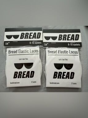 Unisex White Elastic No-Tie Laces - 54" (2 Laces)- 2 Packs